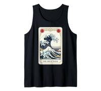 La Gran Ola Fuera de Kanagawa Tarot Carta Divertida Gran Ola Camiseta sin Mangas