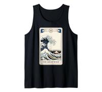 La Gran Ola Fuera de Kanagawa Tarot Carta Divertida Gran Ola Camiseta sin Mangas