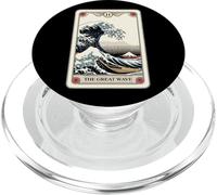 La Gran Ola Fuera de Kanagawa Tarot Carta Divertida Gran Ola PopSockets PopGrip para MagSafe