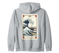 La Gran Ola Fuera de Kanagawa Tarot Carta Divertida Gran Ola Sudadera con Capucha