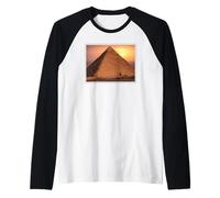 La Gran Pirámide de Guiza Keops Camiseta Manga Raglan