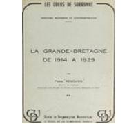 La Grande-bretagne De 1914 À 1929 (ebook)