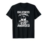 La grandeza se GANA Nunca premiado Nadador Camiseta