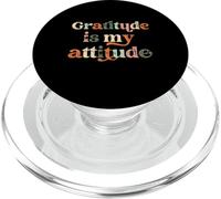 La gratitud es mi Actitud Mentalidad Positiva Inspiradora PopSockets PopGrip para MagSafe