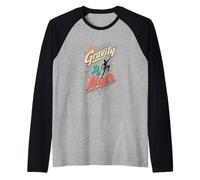 La Gravedad es un Mito Humor Divertido de Escalada en Roca Camiseta Manga Raglan