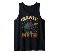La Gravedad es un Mito Parkour Retro Cosmic Vintage Free Running Camiseta sin Mangas