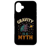 La Gravedad es un Mito Parkour Retro Cosmic Vintage Free Running Carcasa para iPhone 16 Plus