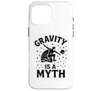 La Gravedad es un Mito Parkour Retro Cosmic Vintage Free Running Carcasa para iPhone 16 Pro MAX