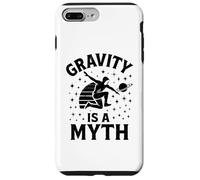 La Gravedad es un Mito Parkour Retro Cosmic Vintage Free Running Carcasa para iPhone 7 Plus/8 Plus