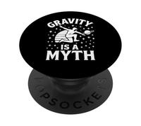 La Gravedad es un Mito Parkour Retro Cosmic Vintage Free Running PopSockets PopGrip Adhesivo