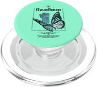 La Guadeloupe ou Gwadloup, Gwada l'île Papillon 971 PopSockets PopGrip para MagSafe