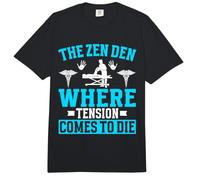 La guarida Zen Donde la tensión Viene a Morir Masajista Comfort Colors Adult Heavyweight T-Shirt