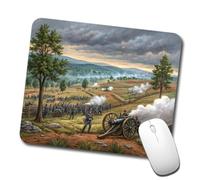 La Guerra Civil De Gettysburg Mousepad Antideslizante Mouse Pad Lavable Alfombrilla De Escritorio para Pc Gaming Hogar 25X30Cm