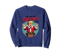 La Guerra contra la Navidad es Real - Angry Santa President Sudadera