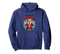 La Guerra contra la Navidad es Real - Angry Santa President Sudadera con Capucha
