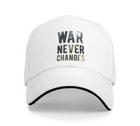 La Guerra Nunca Cambia Gorra de béisbol de Sun Moda de Verano Sombrero de Camionero para Adolescentes Unisex Deportes al Aire Libre Gorras de béisbol