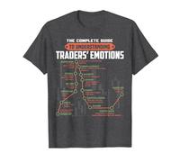 La guía Completa para comprender Las emociones de los Comerciantes Trading Camiseta, Hombre, Jaspeado Oscuro, 5XL