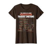 La guía Completa para comprender Las emociones de los Comerciantes Trading Camiseta, Mujer, Marrón, 3XL