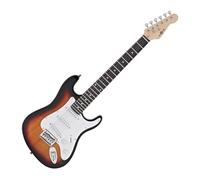 LA Guitarra Eléctrica 3/4 Tamaño para Principiantes con Mini Amplificador de Guitarra Portátil y Accesorios, Sunburst