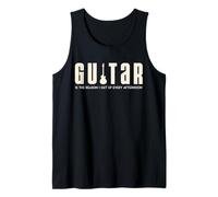 La guitarra es la razón por la que me levanto todas las tardes Camiseta sin Mangas