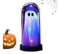 La Habitación Ilustrada De Pie Fantasma - 7,48 Pulgadas, Ornamento De Oficina Extraño, Hermoso Presente | Fantasma Iluminado De Vidrio, Fantasmas Iluminados Al Aire Libre, Sala De Escape De Fiesta De