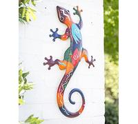 La Hacienda Aztec Wall Art Lagarto Metal, Multicolor, Talla Única