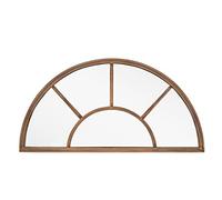 La Hacienda Espejo de Arco de Media Luna Envejecida, 100 x 50 cm