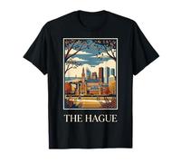 La Haya Paises Bajos Skyline Travel Art Camiseta