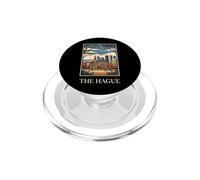 La Haya Paises Bajos Skyline Travel Art PopSockets PopGrip para MagSafe