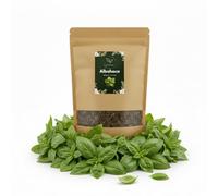 La Herbera | Albahaca Ocimum basilicum hoja triturada, Alhábega, Basílico | para infusión y cocina | hierba seca a granel | envasado en España, Dried Basil Leaves
