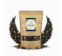 La Herbera | Té Earl Grey Camellia sinensis hoja triturada, té negro con bergamota, té del conde Grey | para infusión | a granel | Earl Grey Tea Loose Leaf