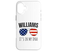 La Herencia de la Familia Williams está en mi ADN Patriotic USA Carcasa para iPhone 16 Plus