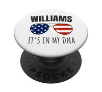 La Herencia de la Familia Williams está en mi ADN Patriotic USA PopSockets PopGrip Adhesivo