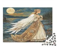 La Hermosa Princesa Cisne en el mar del Norte,Rompecabezas para Adultos 1000pcs (75x50cm),Juegos De Desafío De Cuentos de Hadas rusos