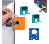 La herramienta de ajuste de bisagra de puerta fácil de bisagra, plantilla de bisagra de jamba de puerta o herramienta de posicionamiento de bisagra de gabinete de configuración rápida, de puertas y