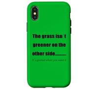 La Hierba es más Verde Donde la riegas Carcasa para iPhone X/XS