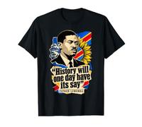 La Historia algún día tendrá su opinión - Patrice Lumumba Congo Camiseta gráfica económica