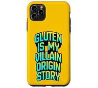 La Historia del Origen del Gluten es mi Villano, Divertida Ropa de Humor para celíacos Carcasa para iPhone 11 Pro MAX