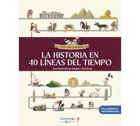 La historia en 40 líneas del tiempo: Libro infantil para aprender toda la historia: la prehistoria, el Antiguo Egipto, Grecia y Roma, las ... ¡y mucho más! (Locos por la historia)