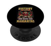 La Historia es más Profunda Que Margaritas Art Cinco de Mayo PopSockets PopGrip Adhesivo