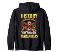 La Historia es más Profunda Que Margaritas Art Cinco de Mayo Sudadera con Capucha