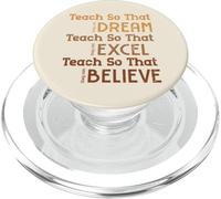 La Historia Negra enseña para Que Puedan soñar Maestras Mujeres Hombres PopSockets PopGrip para MagSafe