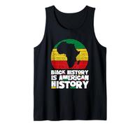 La Historia Negra es Historia Estadounidense - Mes de la Historia Negra Camiseta sin Mangas