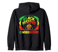 La Historia Negra es Historia Mundial Afro Melani Girl African Sudadera con Capucha