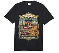 La histórica Carretera Madre de Chicago a Santa Mónica Comfort Colors Adult Heavyweight T-Shirt