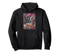 La Hoja se Encuentra con la Geisha samurái de Seda Urbana Sudadera con Capucha