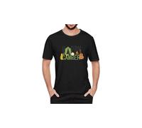 La Hormiga Molona - Happy Camper. Camiseta Hombre Manga Corta Divertida. Regalo Hombre Original y Friki con diseño Exclusivo.Camiseta FEA Anime de parodias Divertidas. Regalo Original.Unisex.