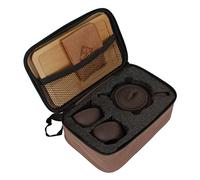 LA HUATE Tetera de arcilla morada, capacidad de 200 ml, morado, saludable, tetera china Yixing hecha a mano, juego de té Kongfu de viaje, buenos regalos de negocios