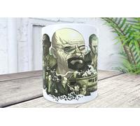 La Huella Taza Breaking Bad Collage. Taza de Café para Fans de la Serie. Yeah, Science!