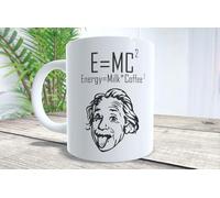 La Huella Taza Einstein E= MxC2. Para todos lo que no sabían el significado de la magna ecuación.